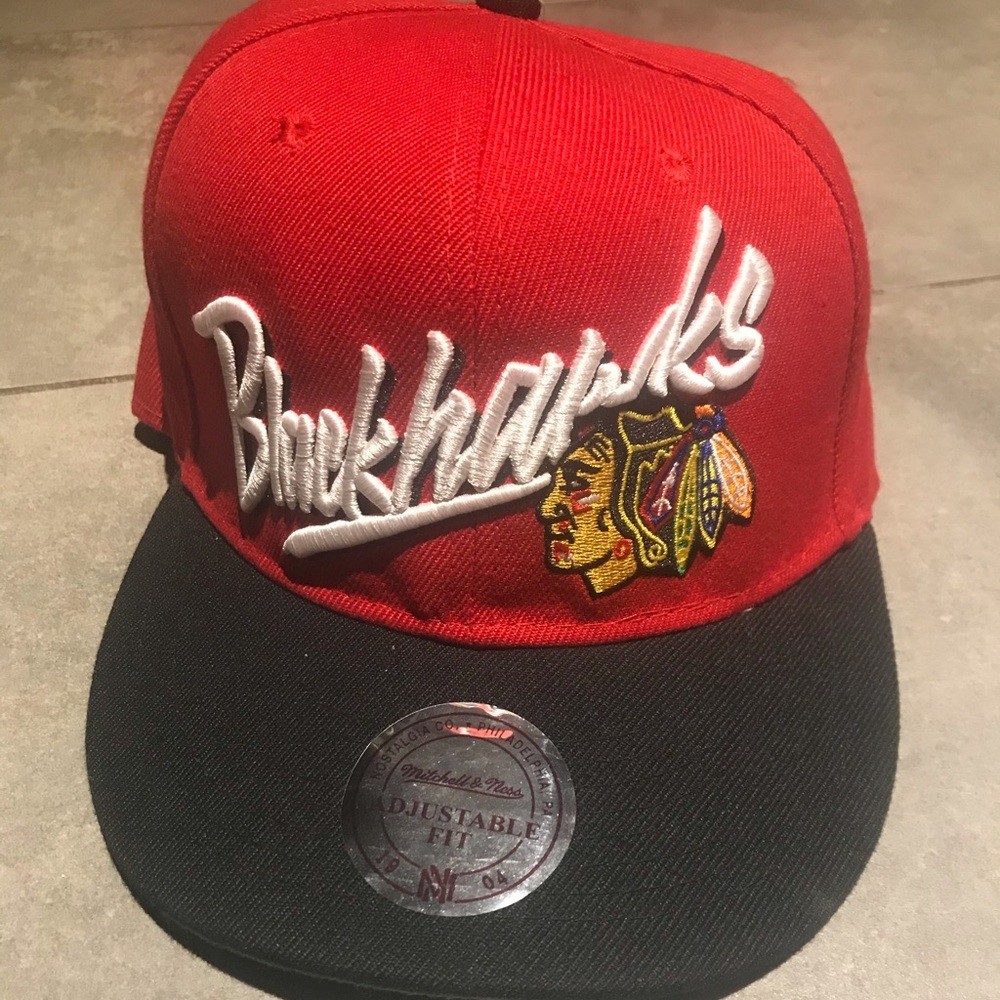 New Chicago blackhawks Mitchell/ness SnapBack hat